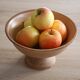 Compotier or fruit bowl on round terracotta base