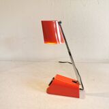 Danish Nordic Solar table or wall lamp in original red color