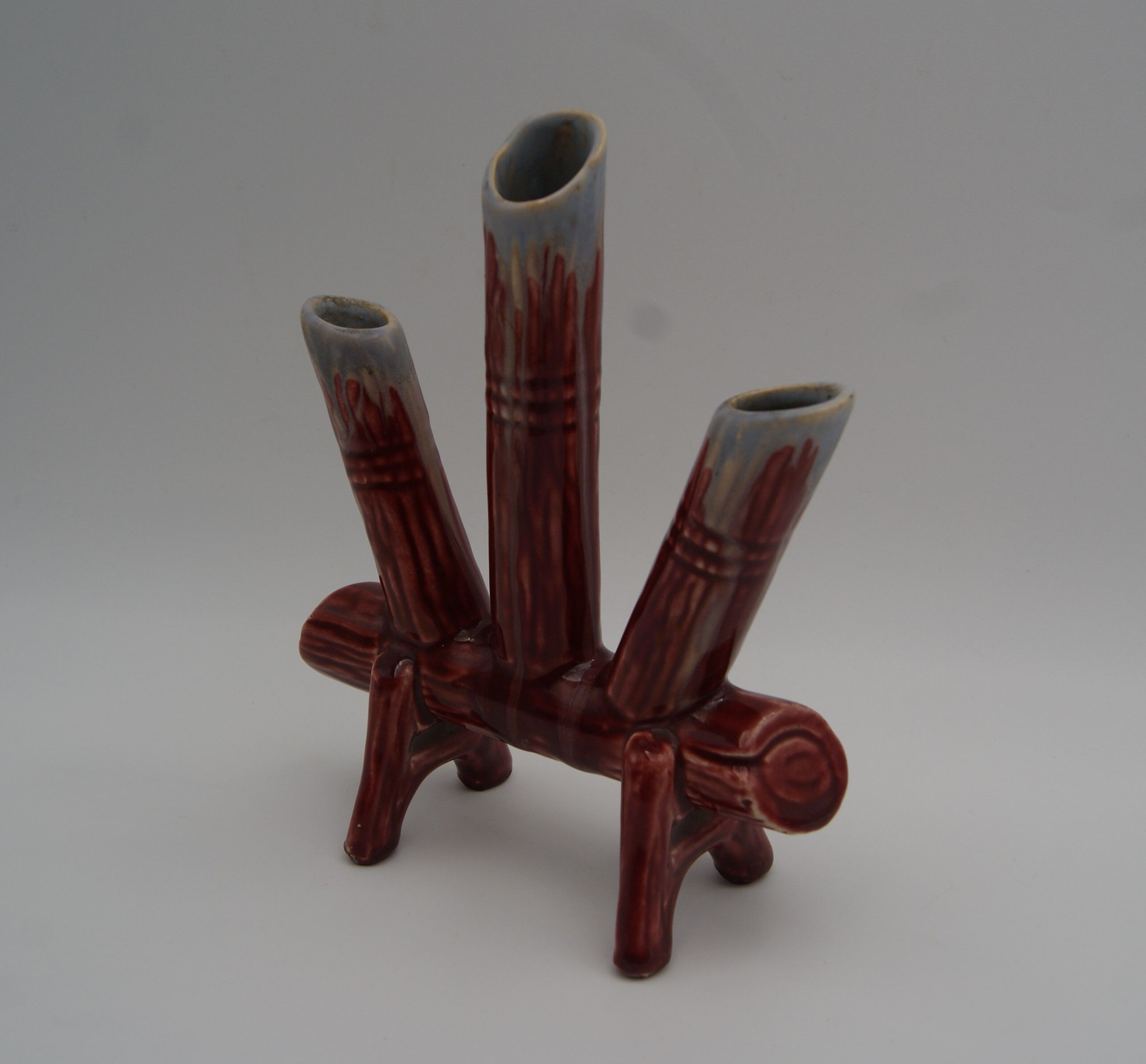 Triple ceramic vase Belgium