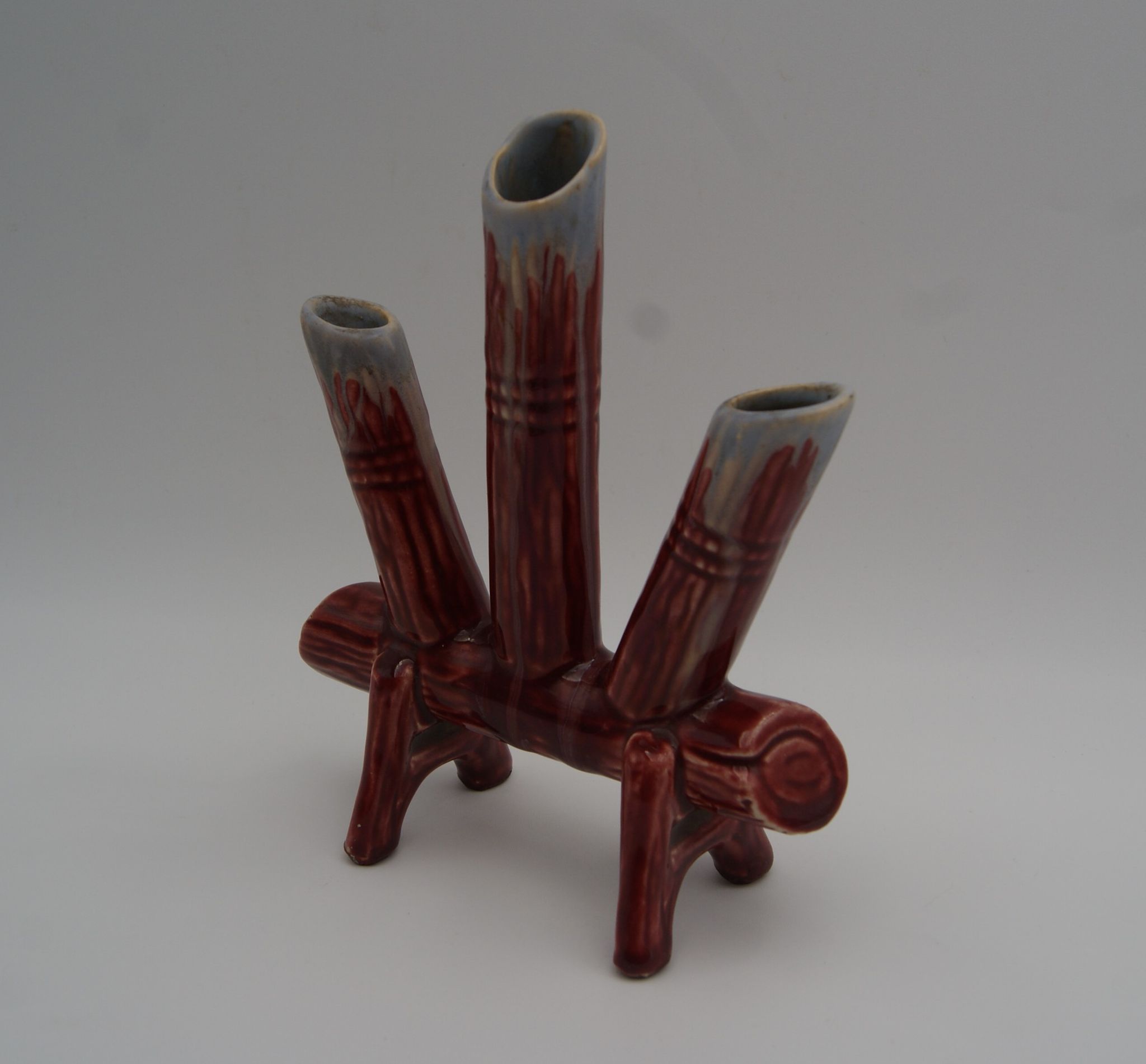 Triple ceramic vase Belgium