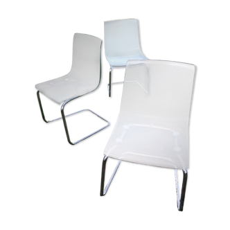 Lot de 3 chaises tobias de carl öjerstam pour ikea années 90