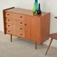 Small sideboard with spindle legs, France 1960