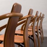 Suite de 6 chaises italiennes de Mario Marenco & Antonella Scarpitta