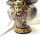 Medici garden vase in faience of Nevers signed 19th century