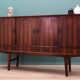 Buffet haut en palissandre, design danois, années 1970, production : Danemark