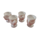 4 coquetiers opaline hen