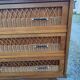 Vintage 4-drawer bamboo rattan chest of drawers