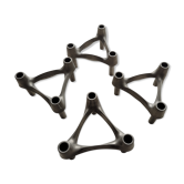 Set of 4 nagel tripod candle holders