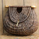 Rattan braided fishing basket