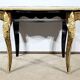 Ceremonial Table in Blackened Pear Wood, Napoleon III Period – Mid-19th Century