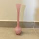 Soliflore vase opaline rose vintage
