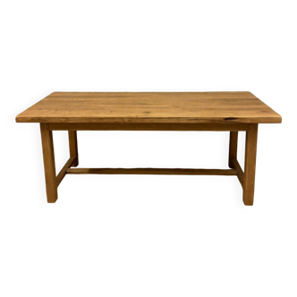 Large solid wood farmhouse table – country style