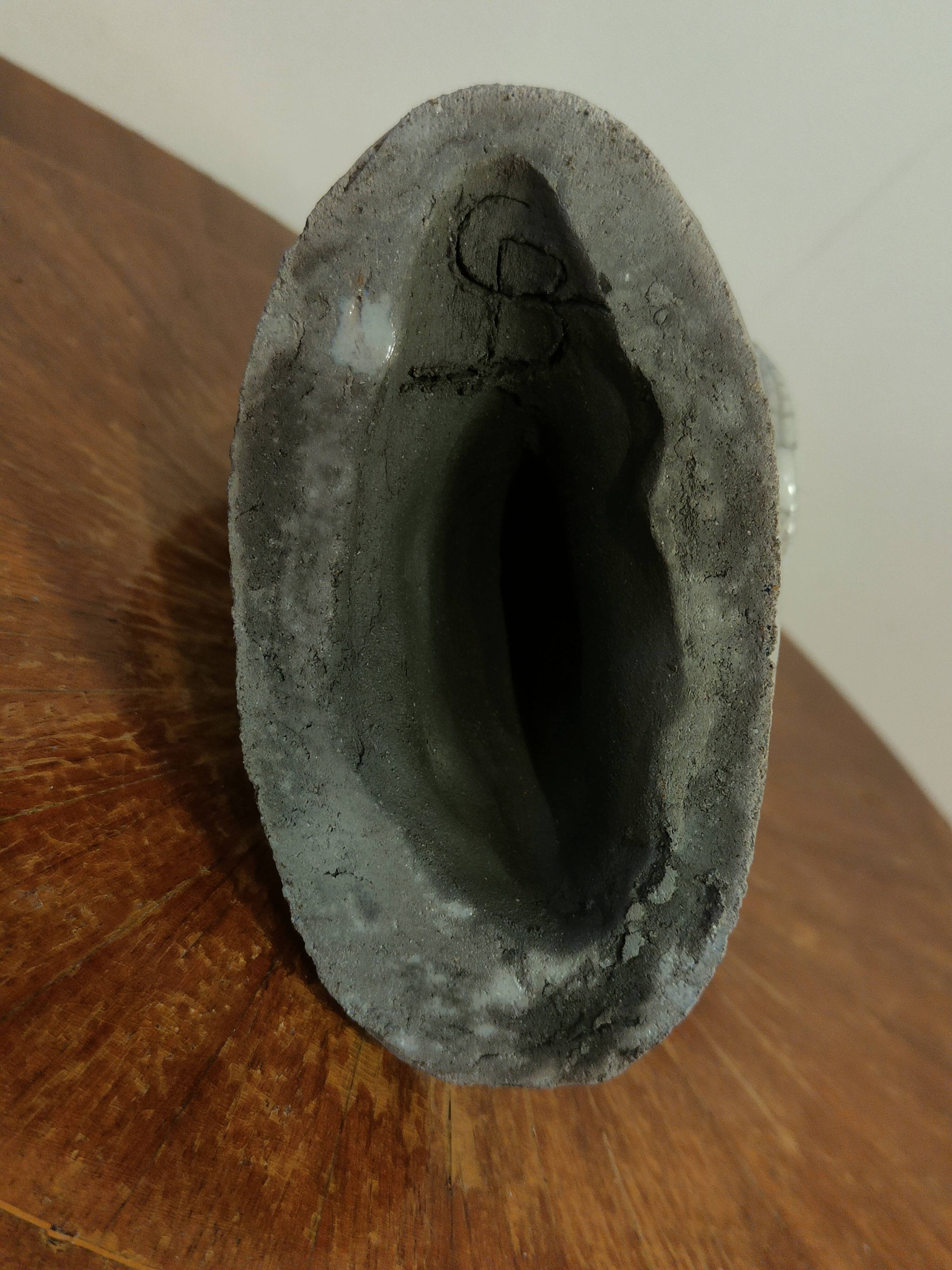 Glazed stoneware sculpture "The Guardians of Hearts"