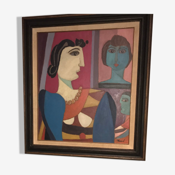Cubist painting 60s by haek