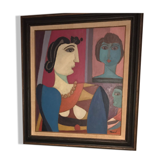 Cubist painting 60s by haek