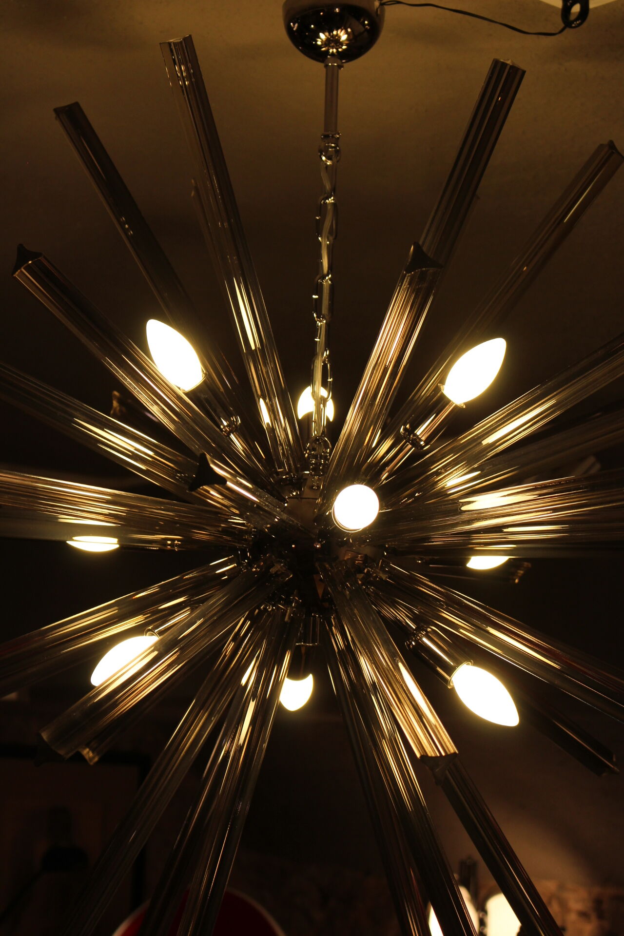 Ball chandelier from the 1970s-1980s