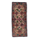 Tapis Hooked antique américain – 76 x 175 cm – Motif floral - 1C981