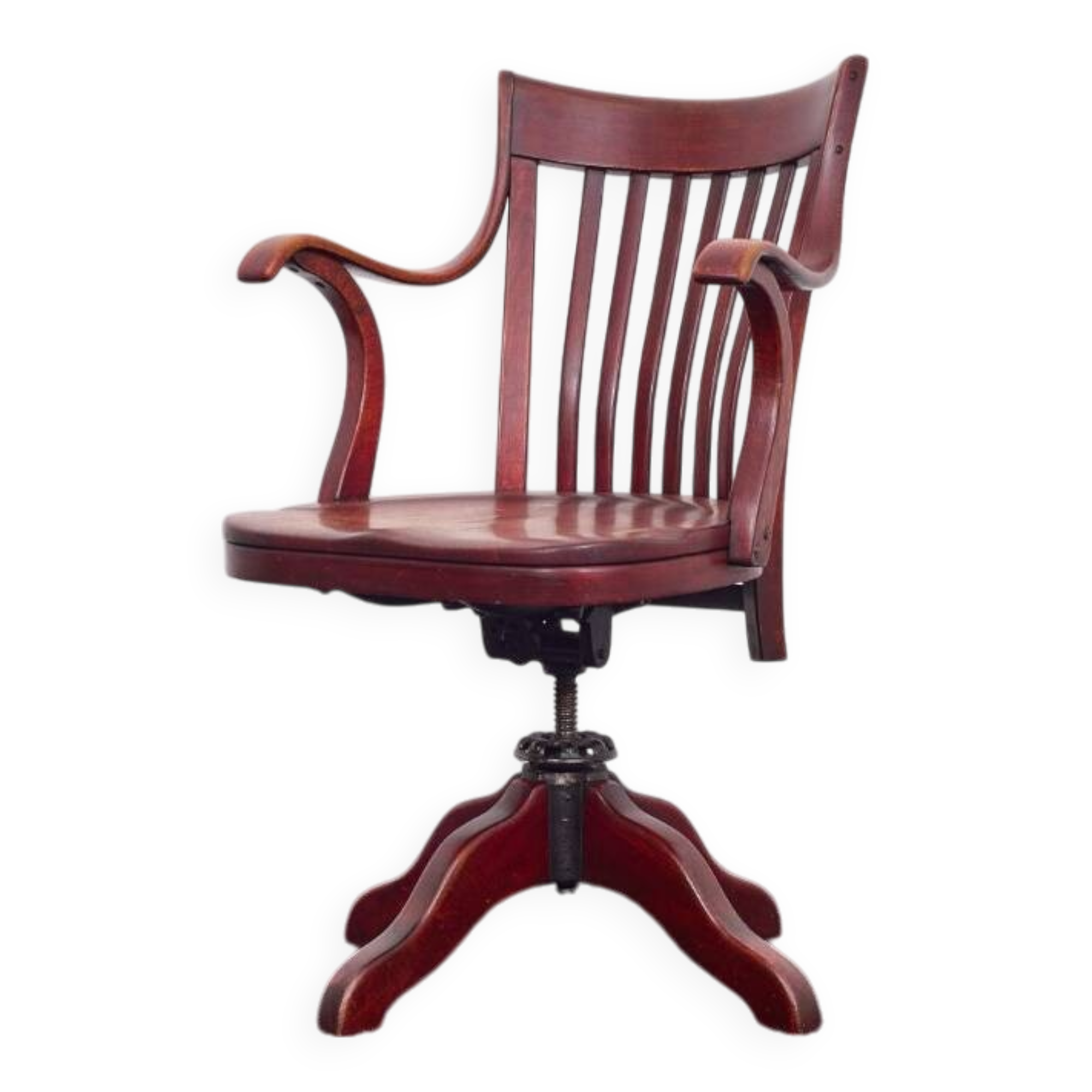 Chaise de bureau Capua d'Adolf Loos – N° 669 – Hêtre, teinte acajou – 1923