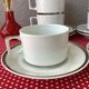 Cups Berry Lourioux porcelain from Limoges