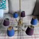Vintage Scandinavian luminaire with 6 branches