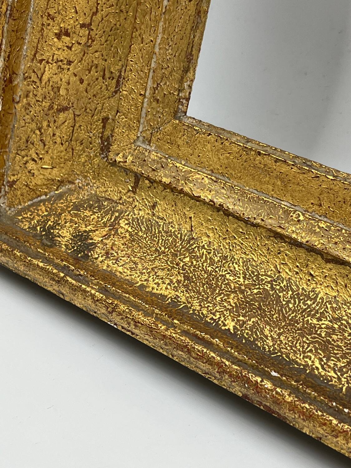 Golden wooden frame