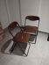 Pair, 2 folding chairs, design by Niels Gammelgaard - 1976 - vintage.