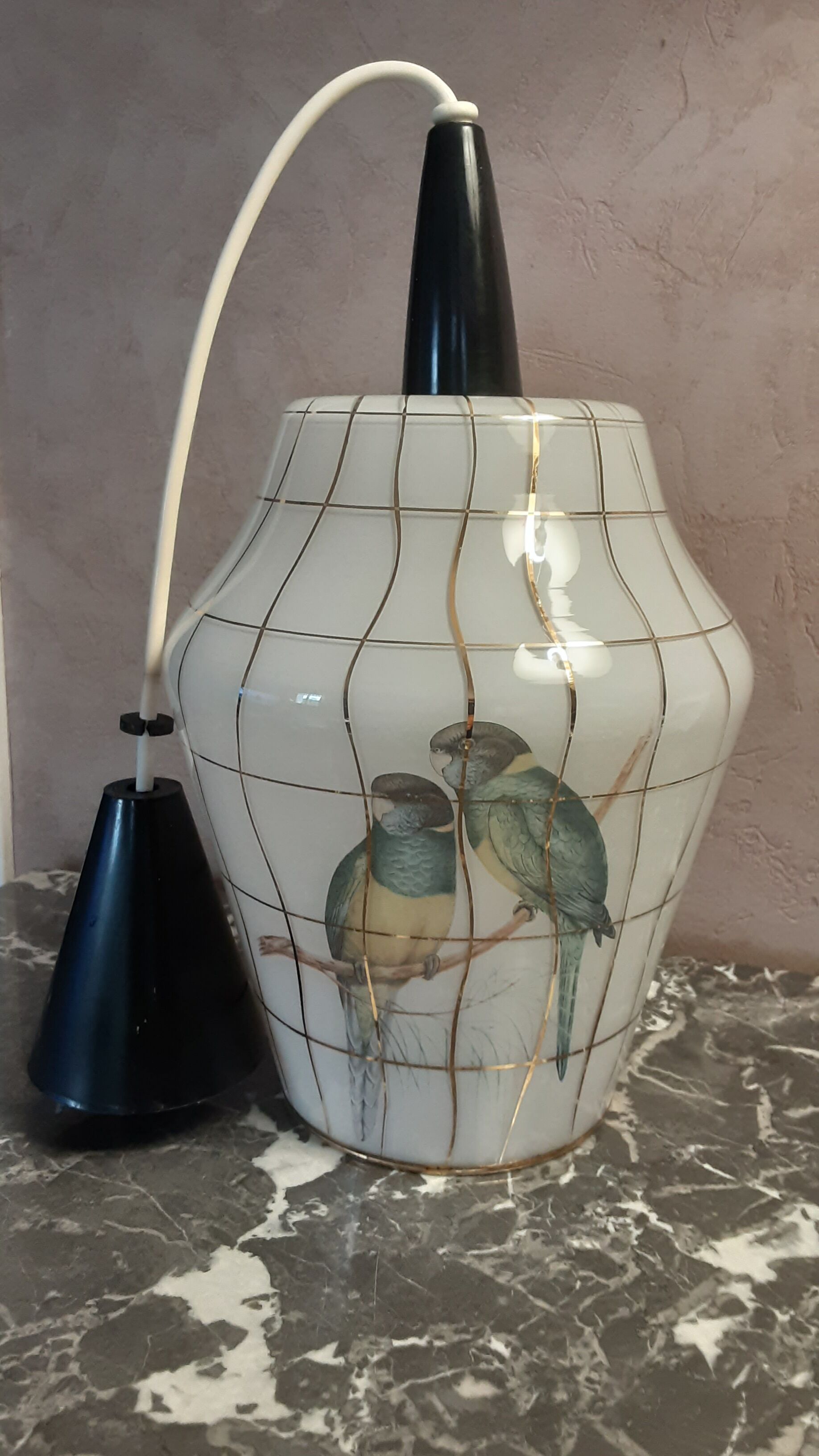 Suspension in opaline - year 60