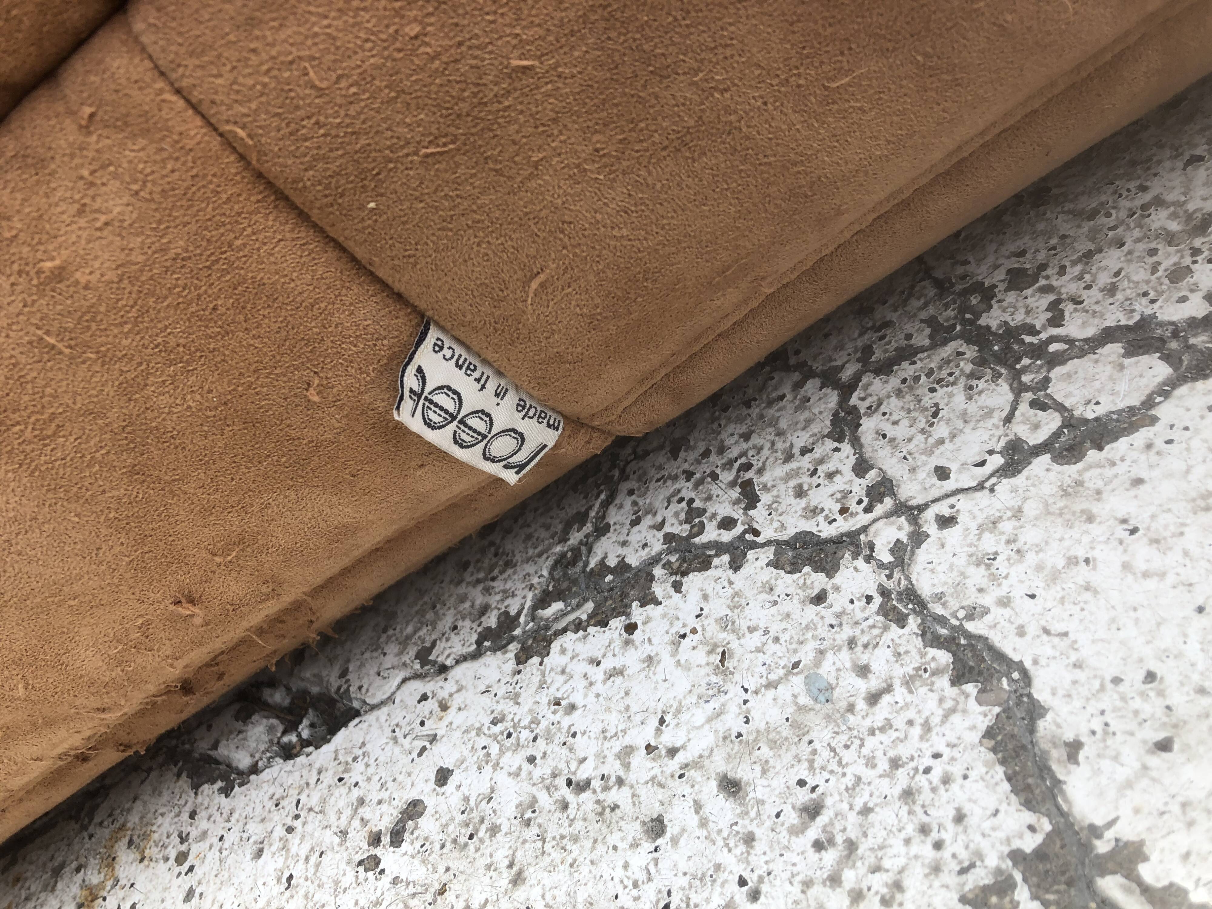 Togo Ligne Roset armchair and pouf