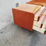 Vintage chest of drawers 3 drawers 1 flap