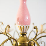 Flemish Ceramic Floral Chandelier