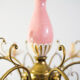 Flemish Ceramic Floral Chandelier