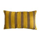 Coussin en toile de soie Nobilis ancienne dos de lin brut