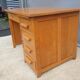 Desk 5 drawers 1 tablet vintage 1950
