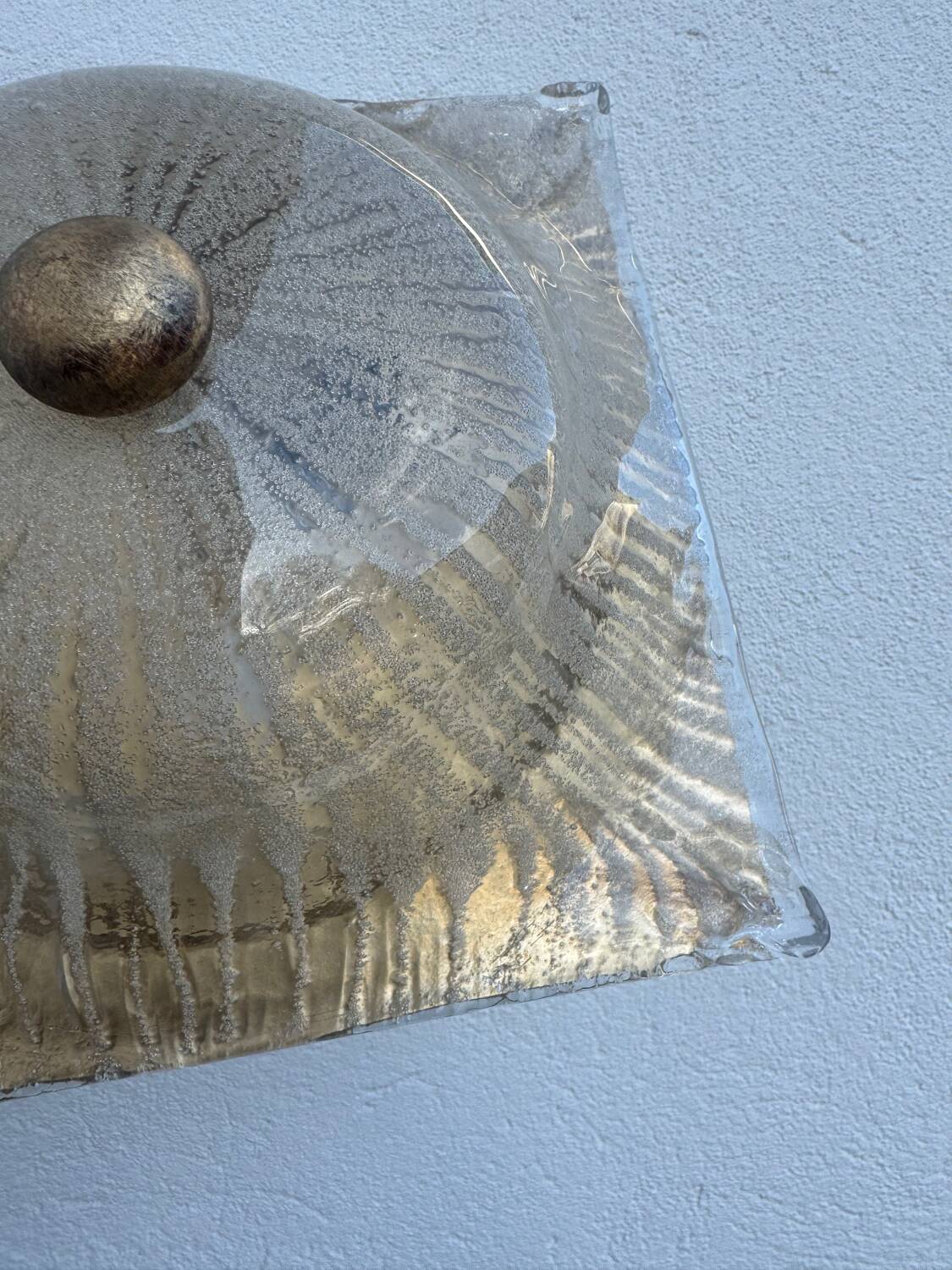 Murano glass wall sconce from the 1970s