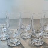 Set of 5 Cristal D'Arques wine glasses, New Line model