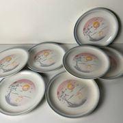 Vintage plates from the 1980s