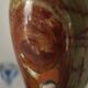 Vintage onyx and pewter amphora