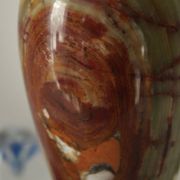 Amphore en onyx et etain vintage