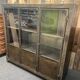 Industrial metal showcase 3 doors