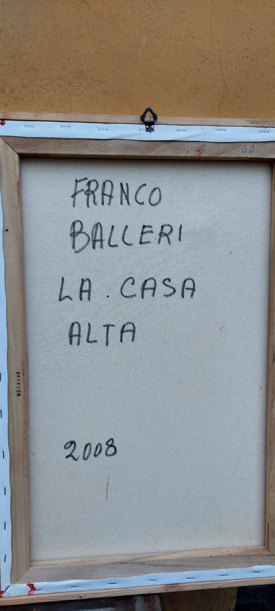 Peinture abstraite franco balleri 2008 huile sur toile