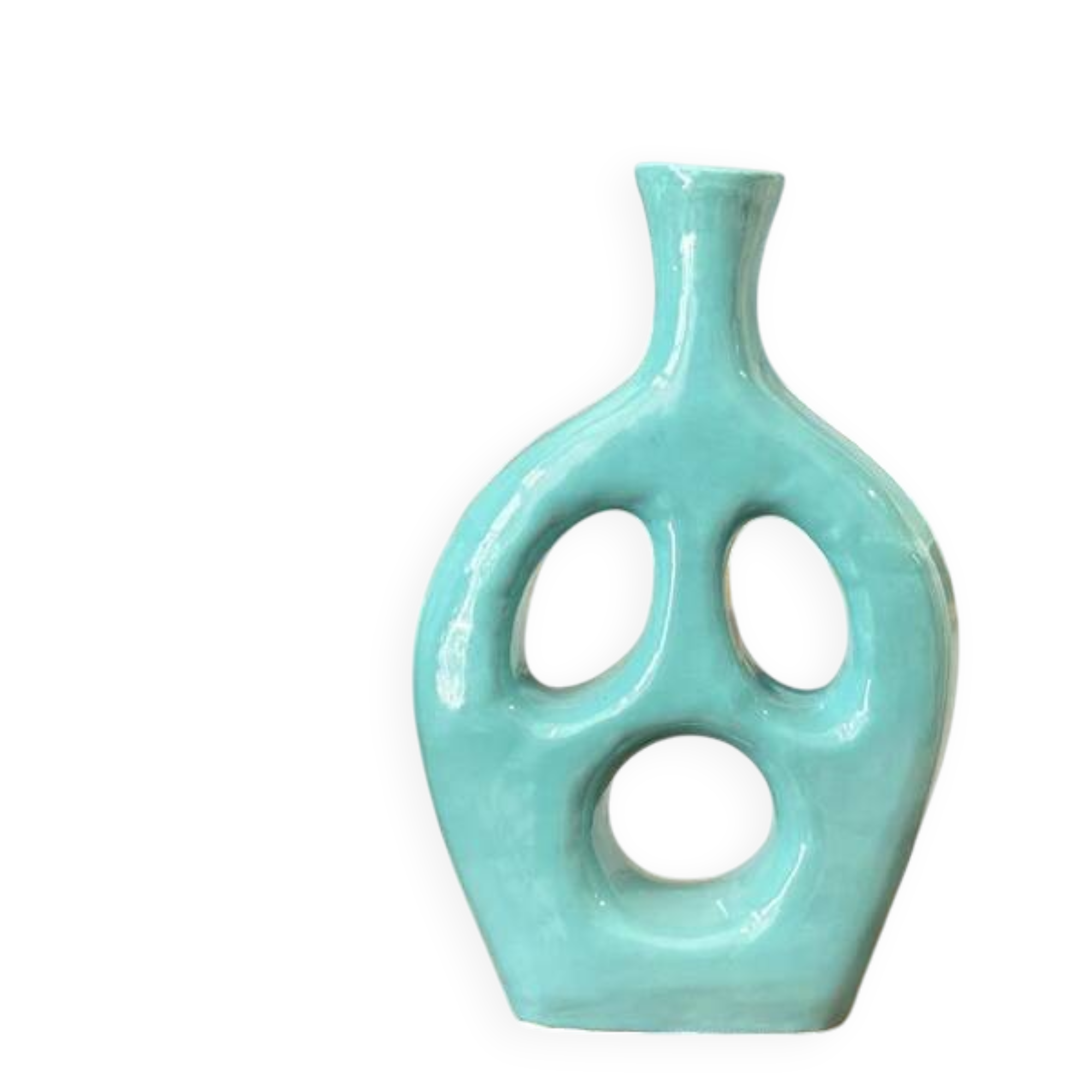Turquoise Tamunt handcrafted vase