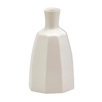 Vase en ceramique style antique blanc 21cm