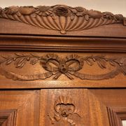 Raw wood wardrobe woodwork