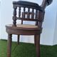 Napoleon III office chair in solid wood