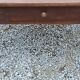Oak farmhouse coffee table 1 drawer nineteenth century feet bobbins