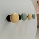 Set of 4 vintage coat hooks from the 1960s.