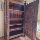 18th century walnut wardrobe