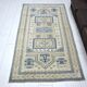 Beige & Blue Turkish Wool Rug sku 2290.