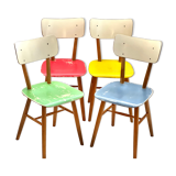 4 chaises de bistrot Ton, 1970', Thonet
