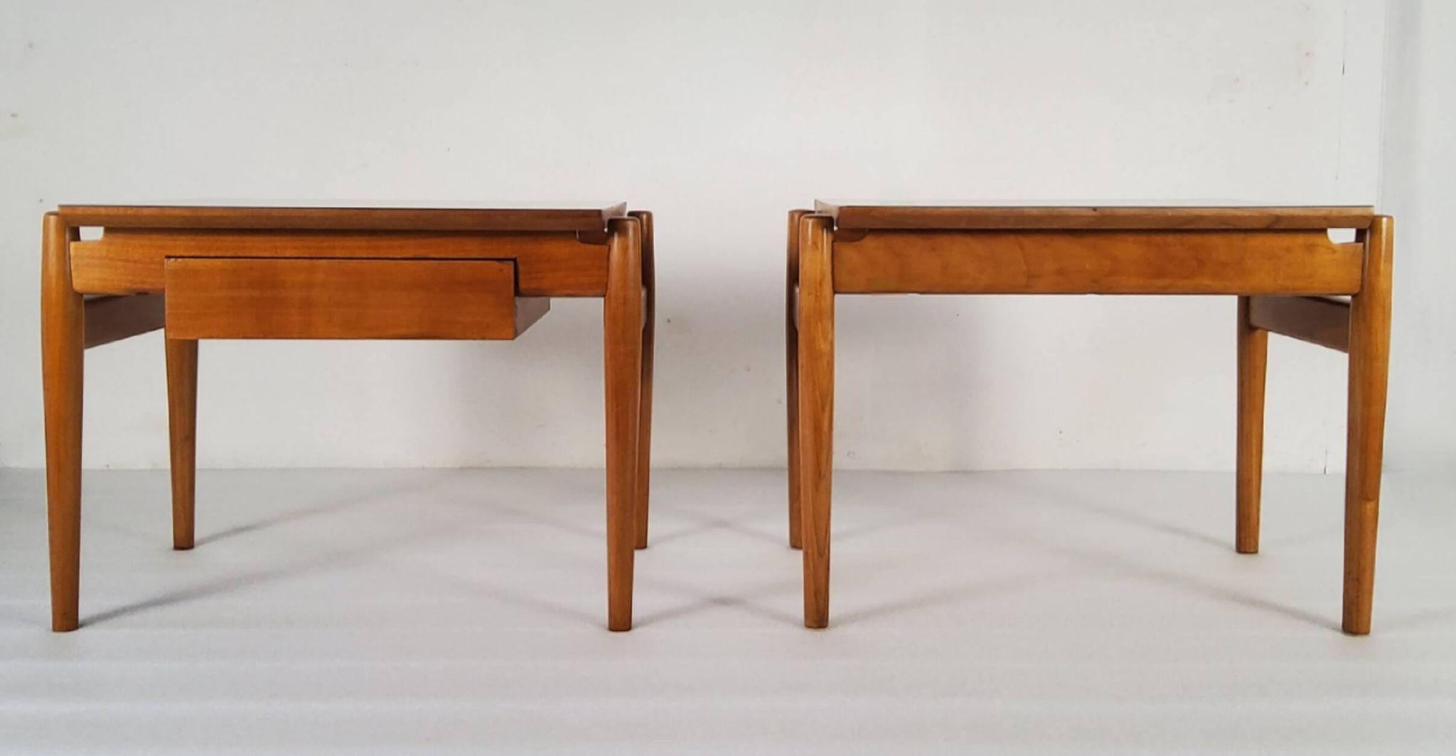 Wooden side table, Van Den Berghe-Pauvers, Belgium